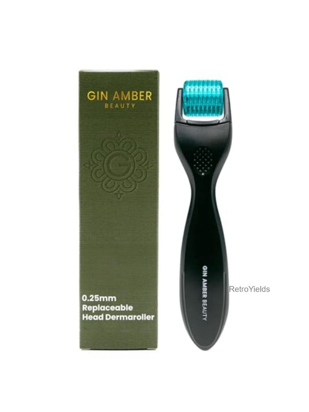 Derma Roller 0.25mm Individual Needles Face & Scalp Micro-Needling Tool with